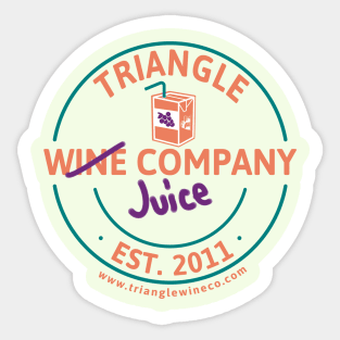 Triangle JUICE Company - family-friendly TWC design Sticker